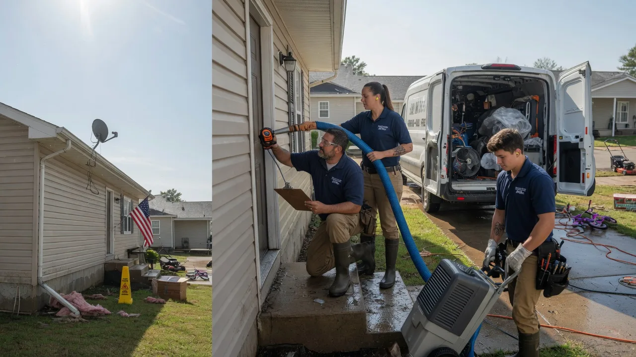 Ceiling Water Damage Restoration in Rushford, MN near me